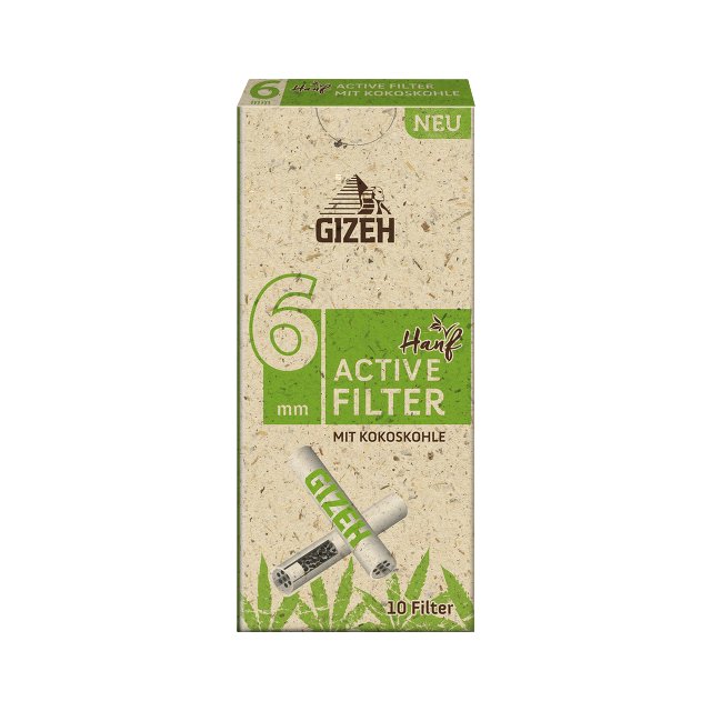 GIZEH Hanf Active Filter 6mm