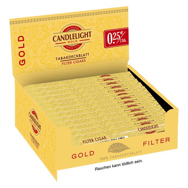 Candelight Filter Cigarillo Vanilla Gold