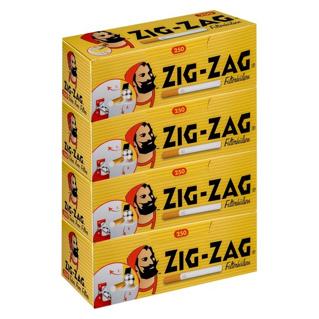 ZIG ZAG Filterhülsen 4er Pack