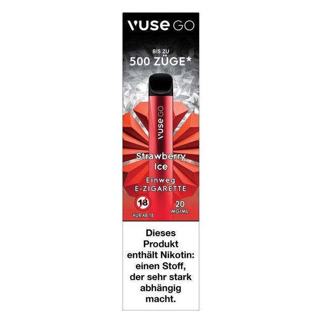 Vuse GO Strawberry Ice Einweg E-Zigarette 20mg/ml
