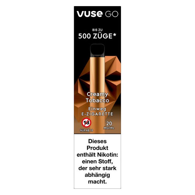 Vuse GO Creamy Tobacc Einweg E-Zigarette 20mg