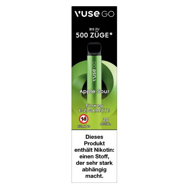 Vuse GO Apple Sour Einweg E-Zigarette 20mg 