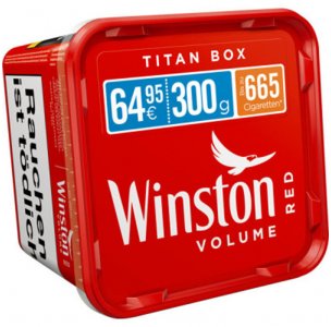 Winston Volume Tobacco Red Titan Box 300g