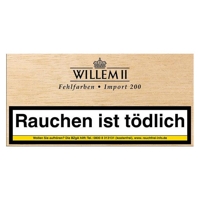 Willem II Fehlfarben Import 200 Sumatra