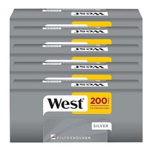 West Silver Filterhülsen 200 5er Pack