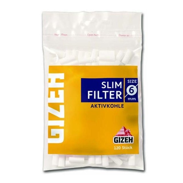GIZEH Slim Filter Aktivkohle