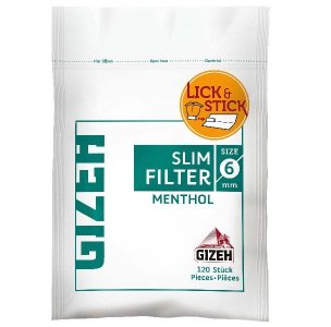 GIZEH Slim Filter Menthol