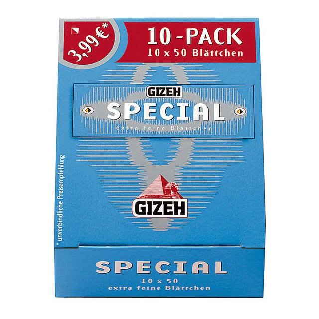 GIZEH Special 10er Pack