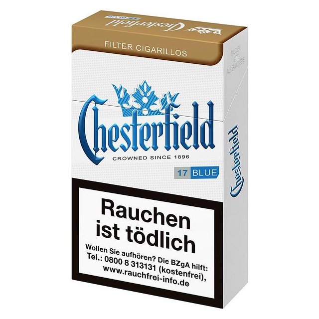 Chesterfield Blue King Size Filter Cigarillos