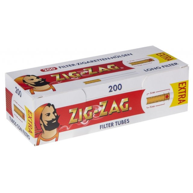 ZIG ZAG Extra Filterhülsen 200er