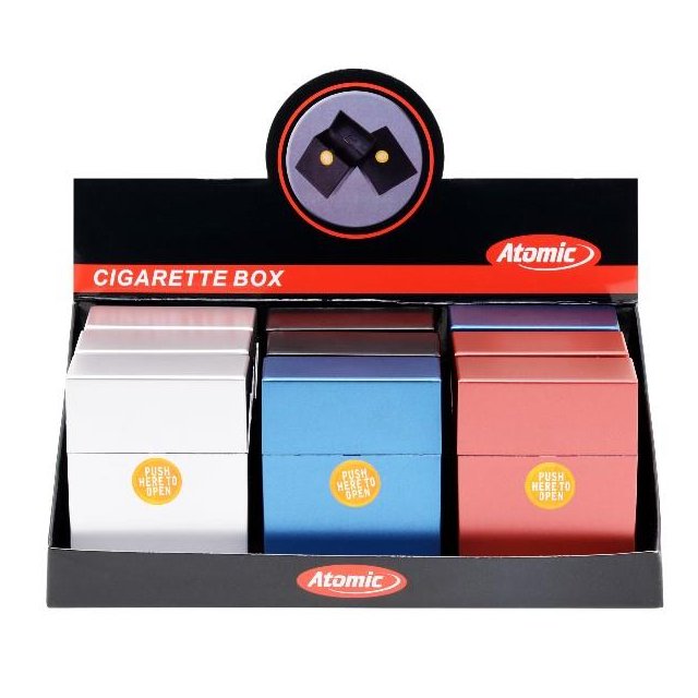 Atomic Zigarettenbox BigBox Metallic