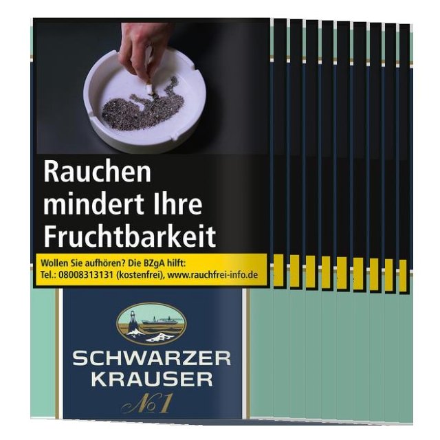 Schwarzer Krauser No.1 10 x 30g