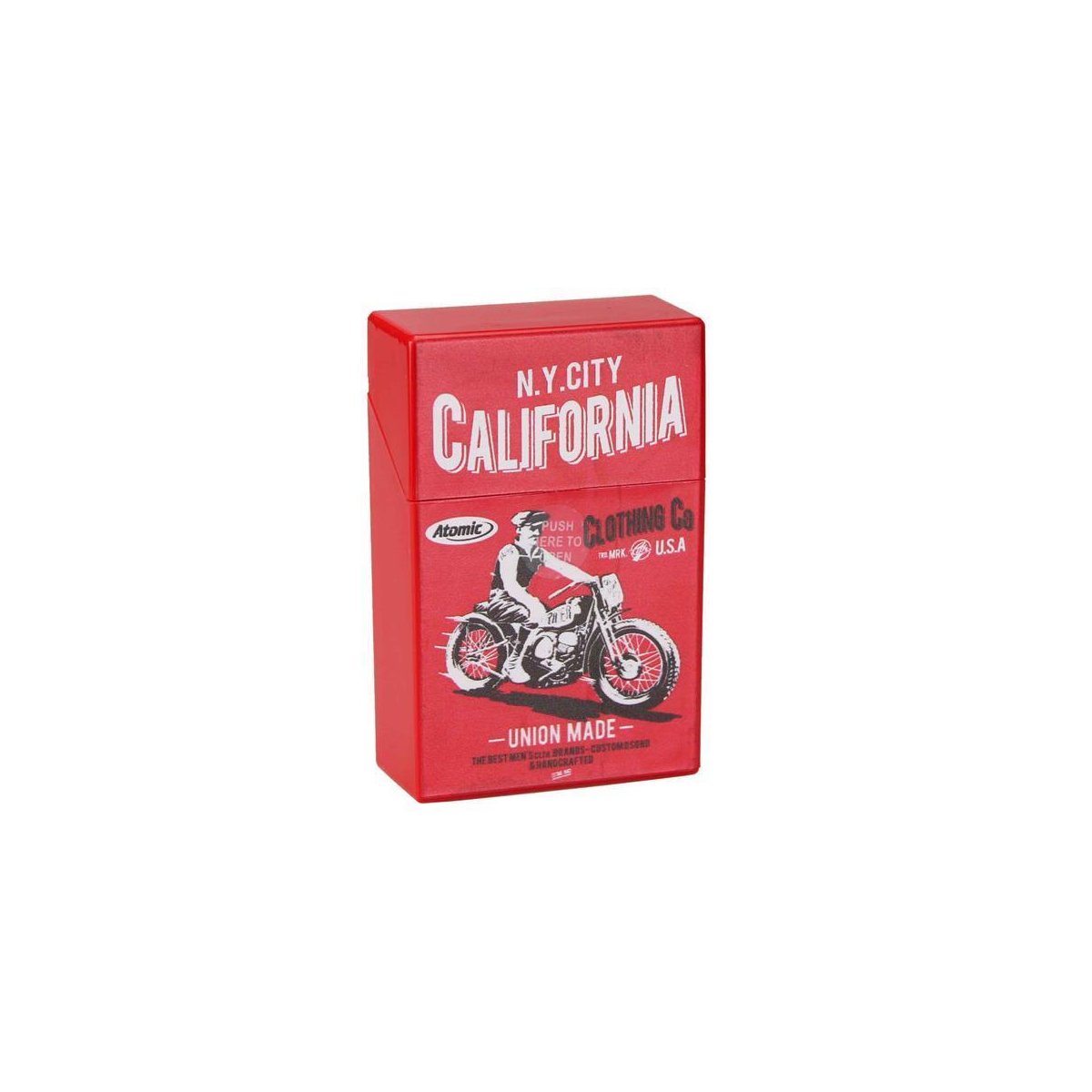 Zigarettenetui Box Retro Fahrrad Mountainbike Bedruckt