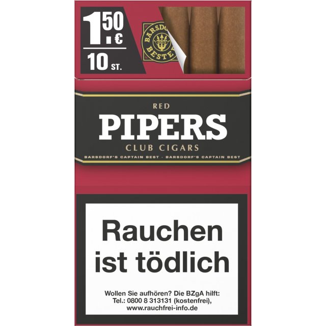 Pipers Little Cigars Cherry
