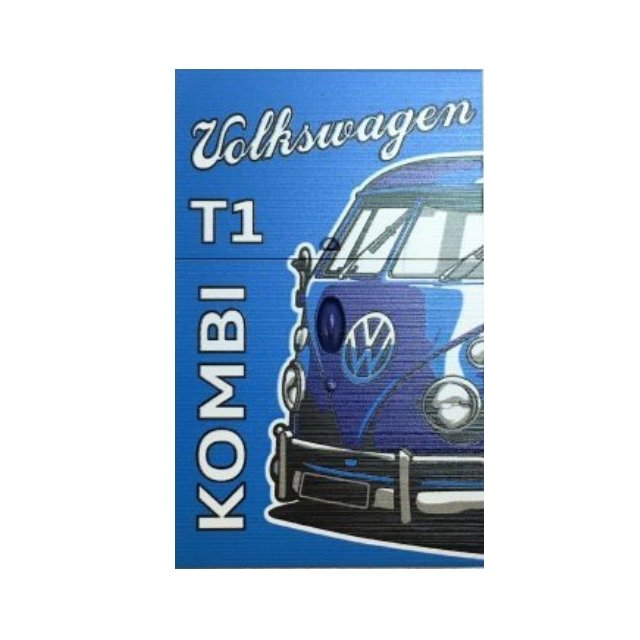 ZIGARETTENETUI VW Bulli Bus T1 Leder 3var Zigaretten Etui Zigarettenbox Case 05 