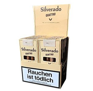 Silverado Quattro Vanilla Naturdeckblatt 10er Pack