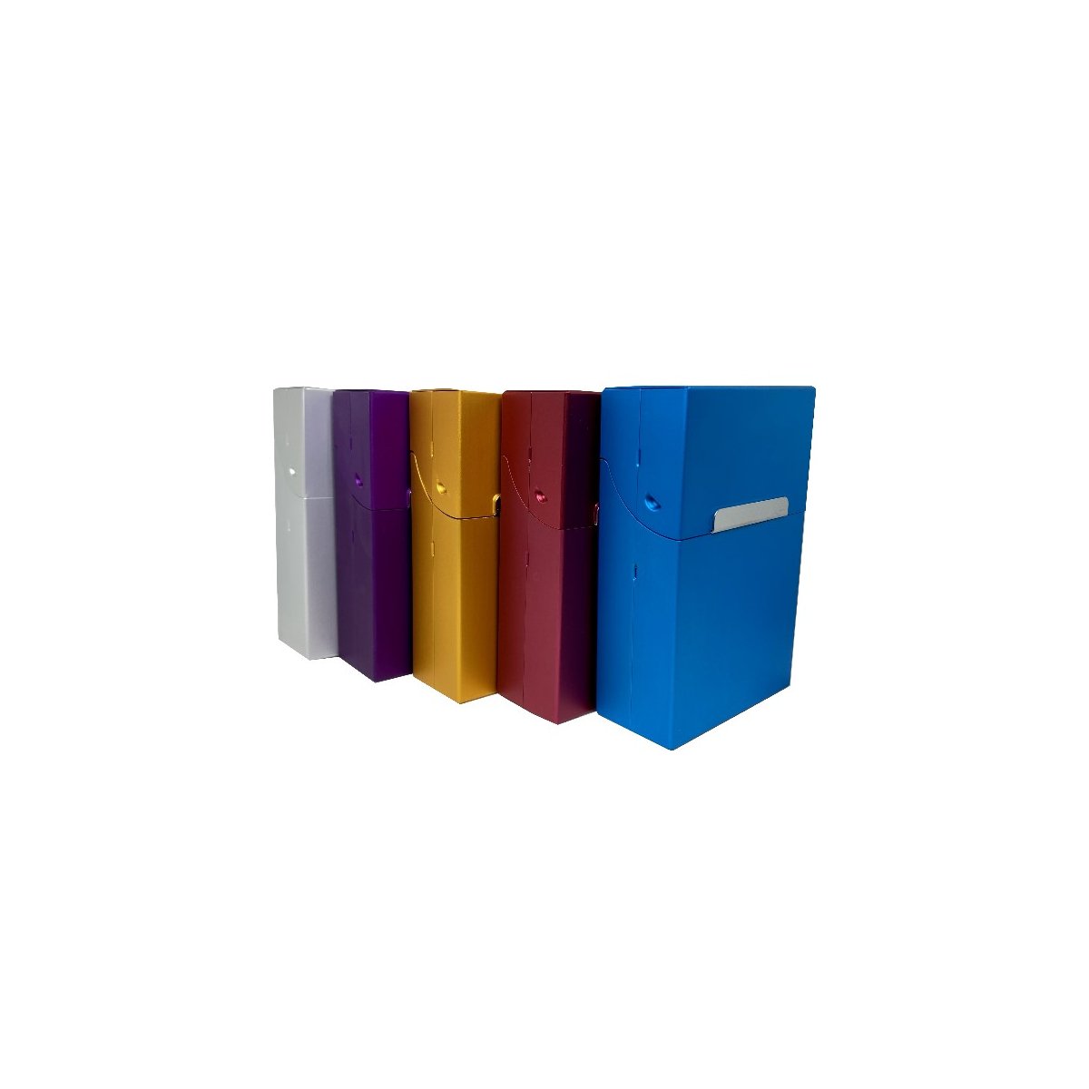Diawell Zigarettenetui Edel Zigarettenbox Aluminium Etui Box Behälter mit Magnetverschluss für 20 Zigaretten Zigarettenschachtel Schachtel 